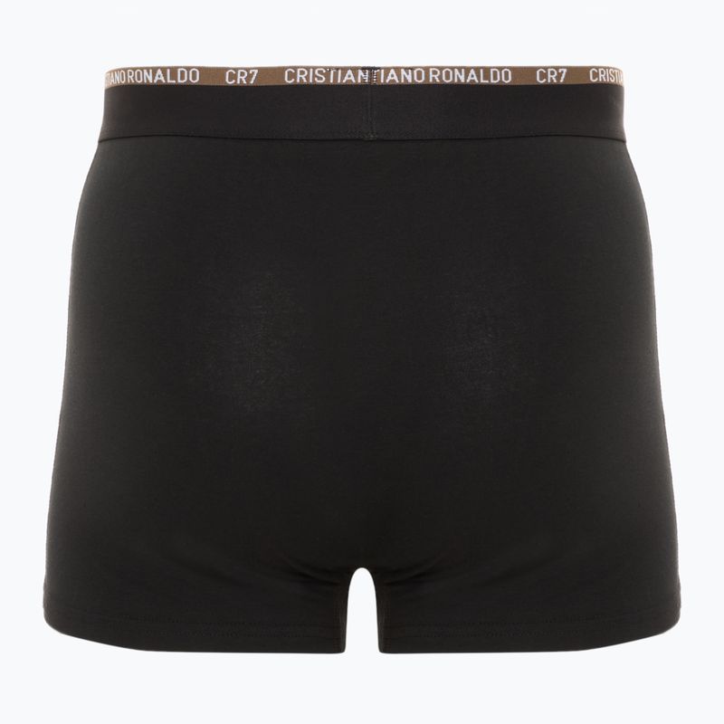 Férfi CR7 Basic Trunk boxeralsó 3 pár 2763 fekete 2