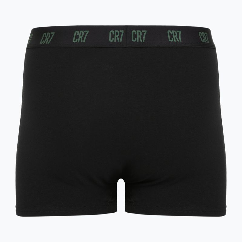 Férfi boxeralsó CR7 Basic Trunk 7 pár 2810 black 2