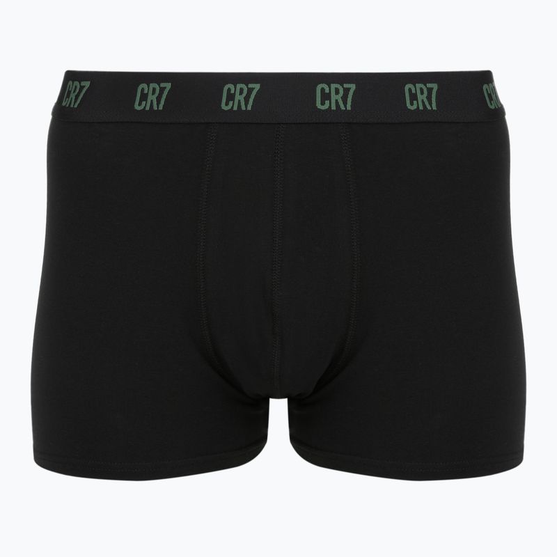 Férfi boxeralsó CR7 Basic Trunk 7 pár 2810 black 4