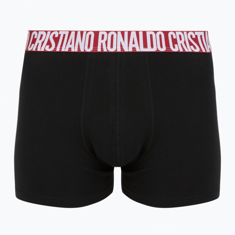 Férfi boxeralsó CR7 Basic Trunk 7 pár 2810 black 7