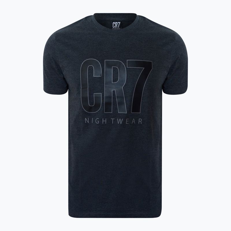 Férfi pizsama CR7 Pyjama Short dark grey melange 2
