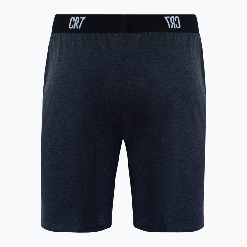 Férfi pizsama CR7 Pyjama Short dark grey melange 5