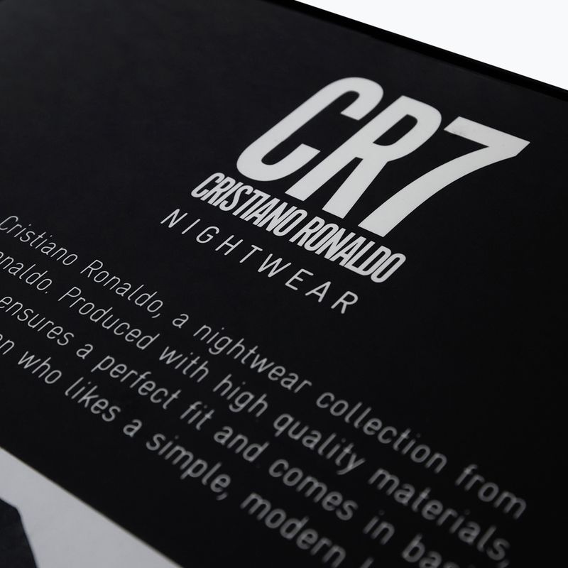 Férfi pizsama CR7 Pyjama Short dark grey melange 8