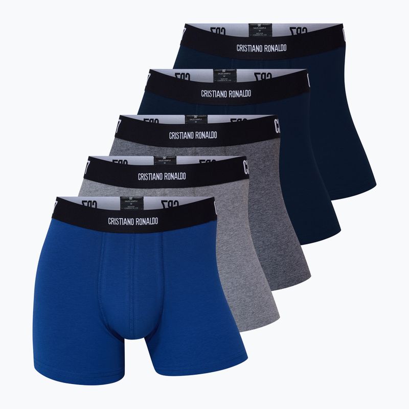 Férfi CR7 Basic Trunk boxeralsó 5 pár multicolor