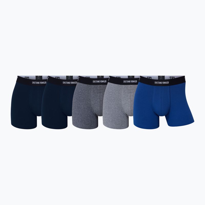 Férfi CR7 Basic Trunk boxeralsó 5 pár multicolor 2