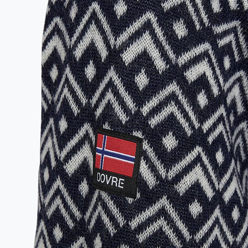 Férfi pulóver Dovre Knitted Pullover navy 3