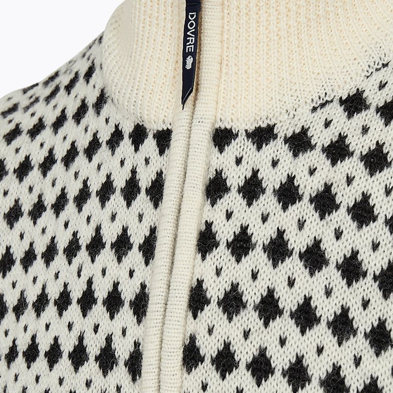 Férfi pulóver Dovre Knitted Half Zip Pullover beige 3