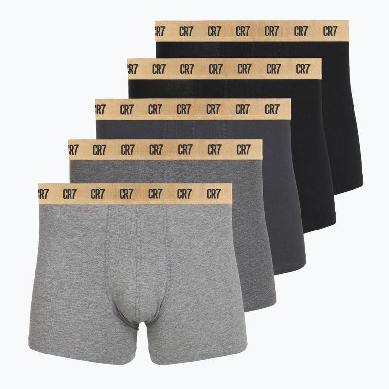 Férfi boxer nadrág CR7 Basic Trunk 5 pack multicolour
