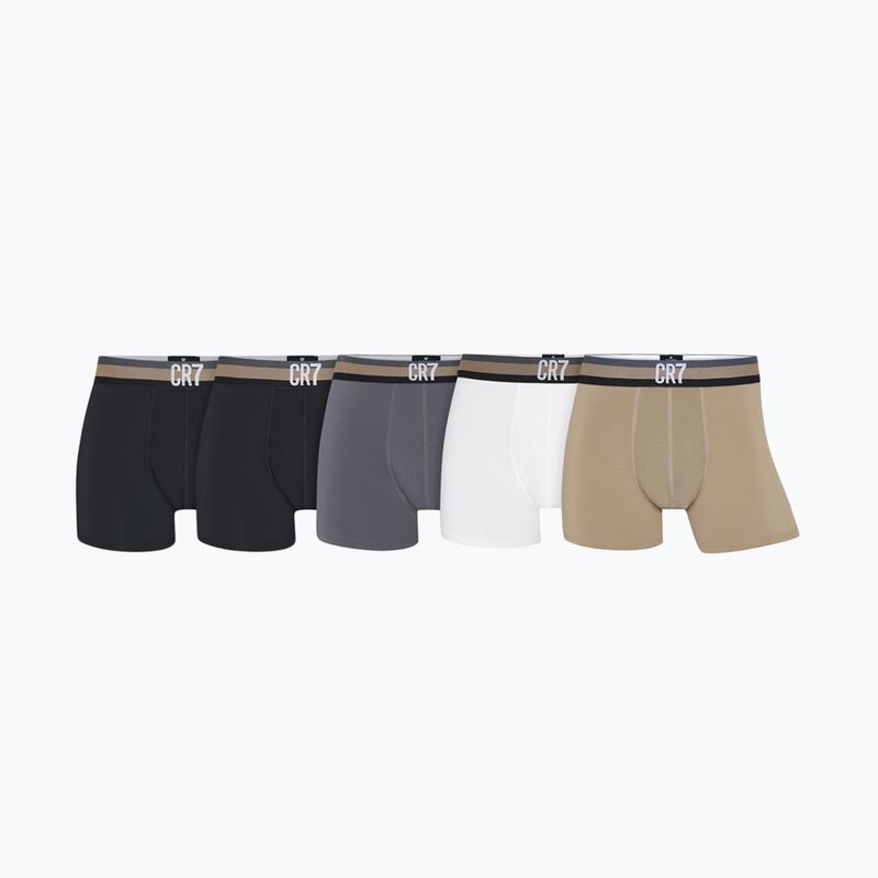 Férfi boxeralsó CR7 Fashion Trunk 5 pairs multicolour 2