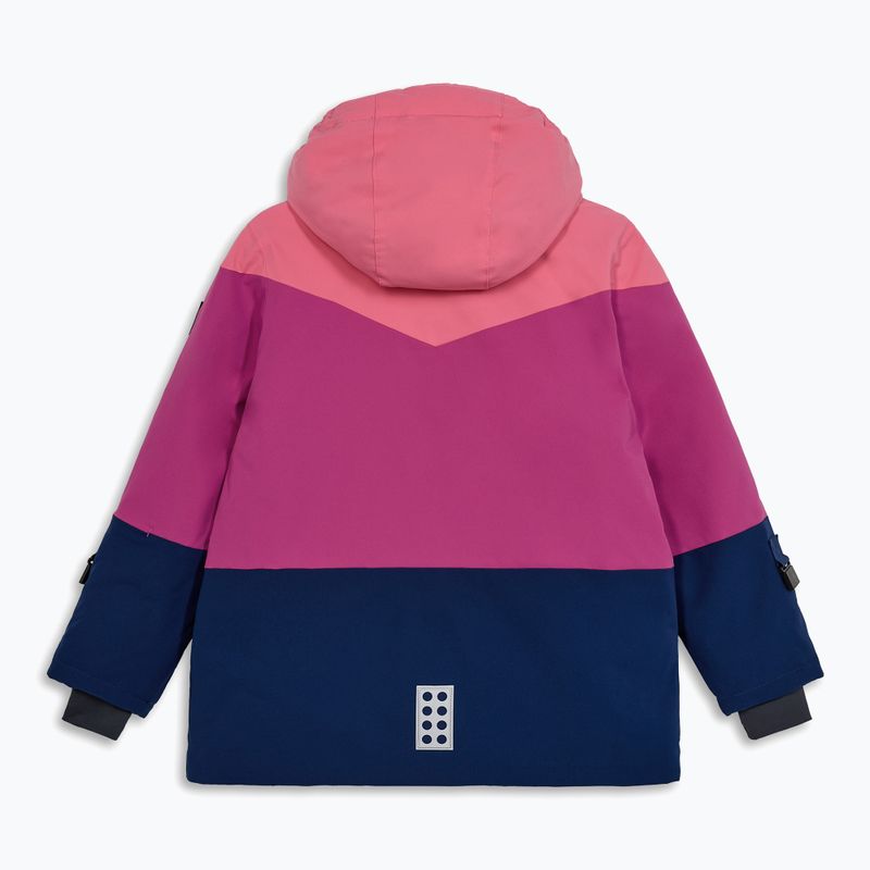 Gyerek síkabát LEGO Lwjested 708 fuchsia 2