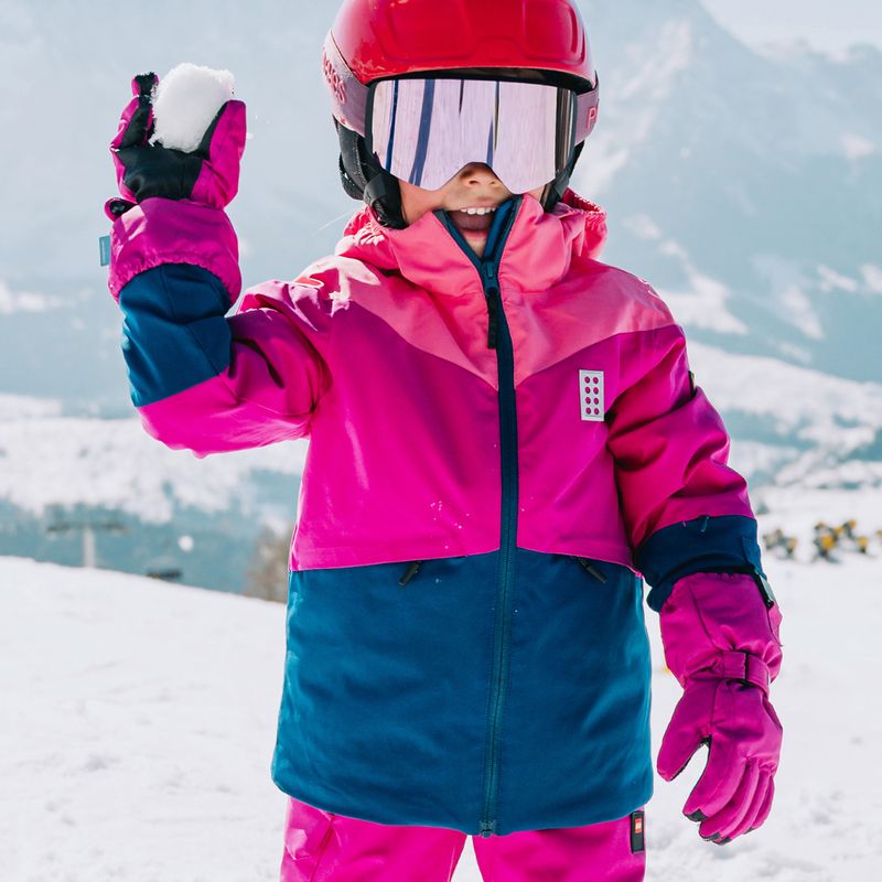 Gyerek síkabát LEGO Lwjested 708 fuchsia 7