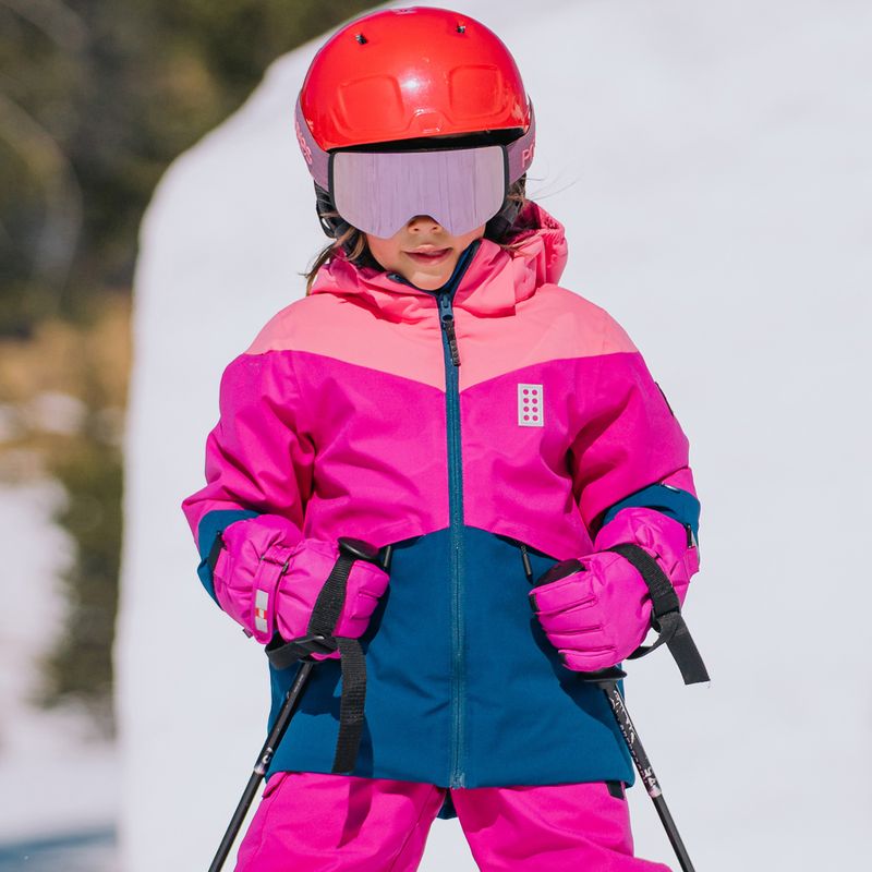 Gyerek síkabát LEGO Lwjested 708 fuchsia 8