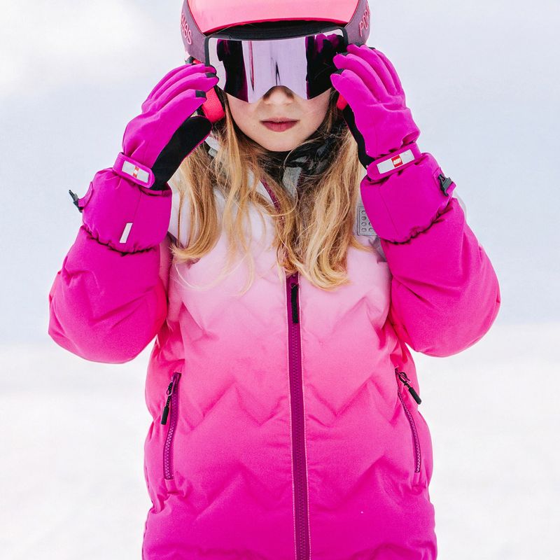 Gyerek síkabát LEGO Lwjested 709 fuchsia 8