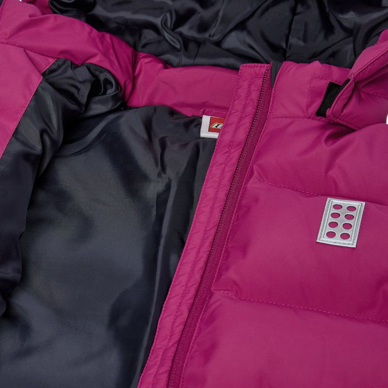 Gyerek bélelt kabát LEGO Lwjojo 704 fuchsia 4