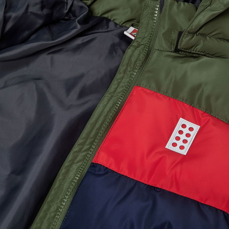 Gyerek kabát LEGO Lwjipe 705 dark green 5