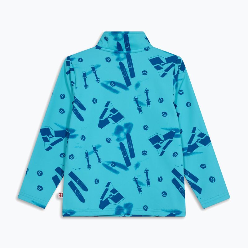 Gyerek polár pulóver LEGO Lwsian 710 Fleece bright blue 2