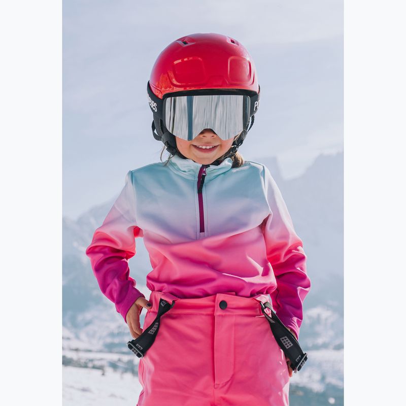Gyerek polár pulóver LEGO Lwsian 711 Fleece fuchsia 5