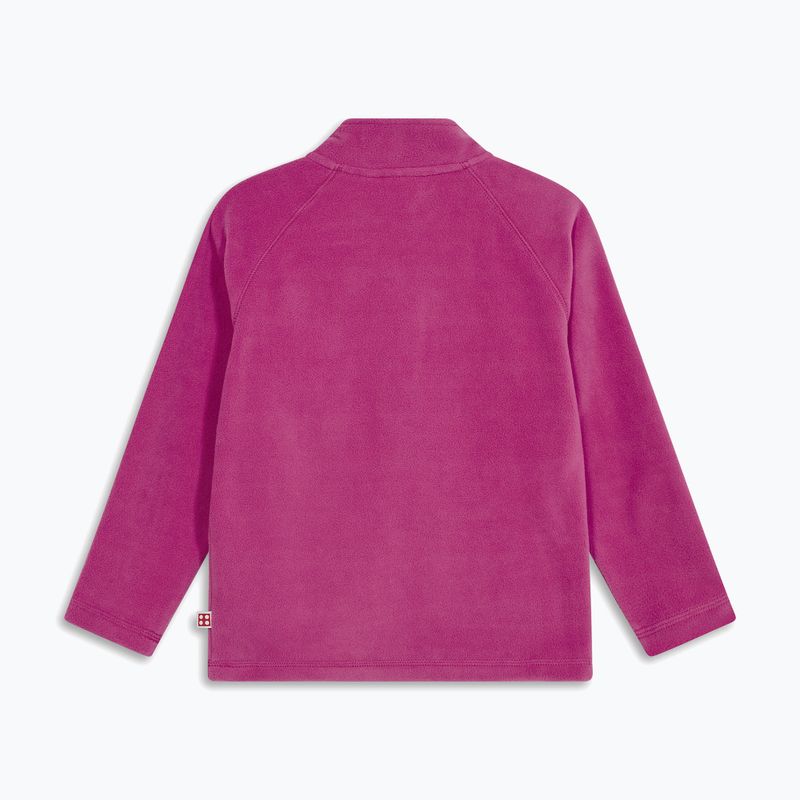 Gyerek polár pulóver LEGO Lwsinclair 702 fuchsia 2