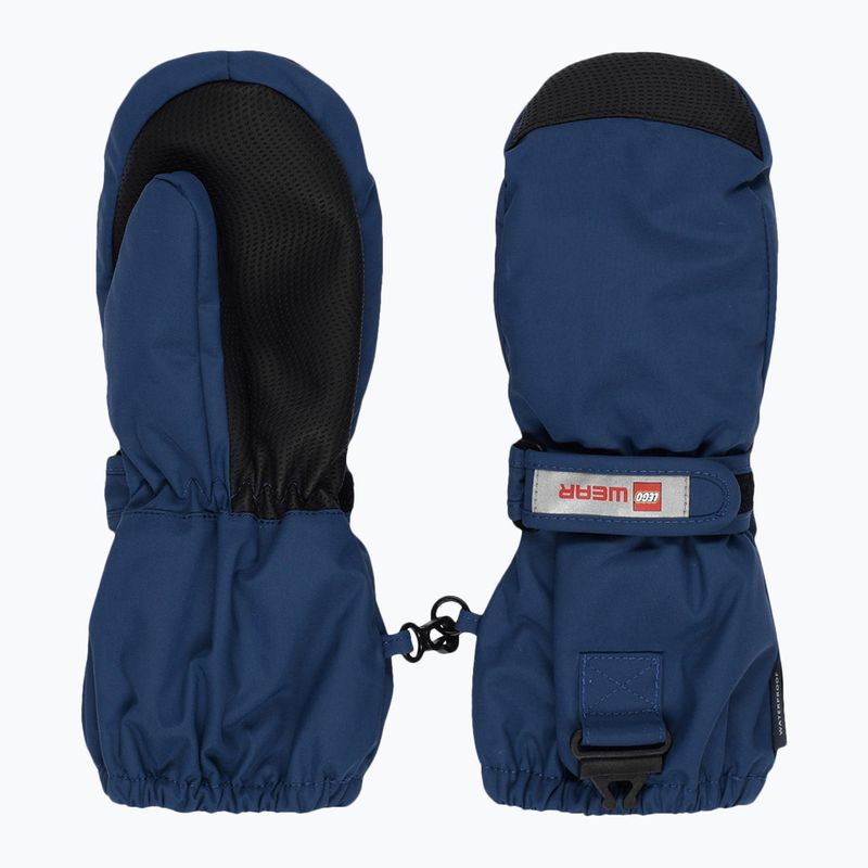 Gyerek síkesztyűk LEGO Lwatlin 706 dark blue 2