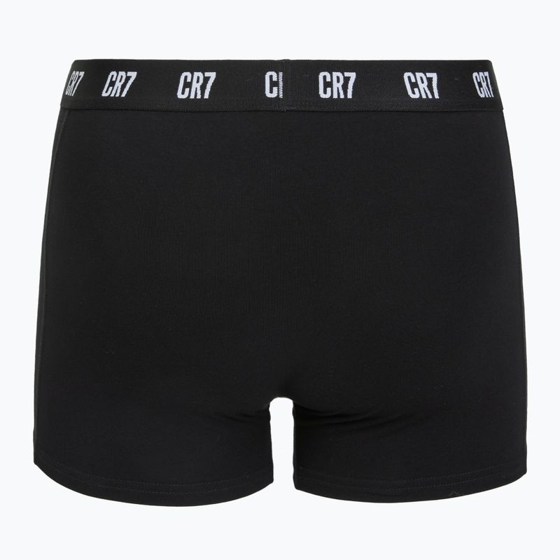 Férfi boxer nadrág CR7 Fashion Trunk 2 pack black 3