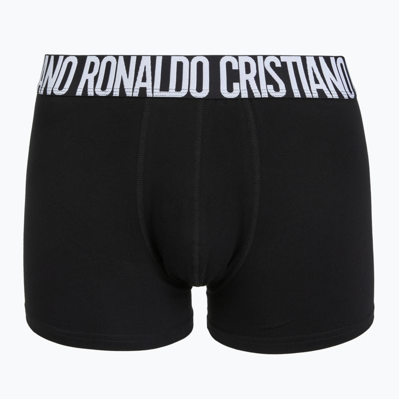 Férfi boxer nadrág CR7 Fashion Trunk 2 pack black 2