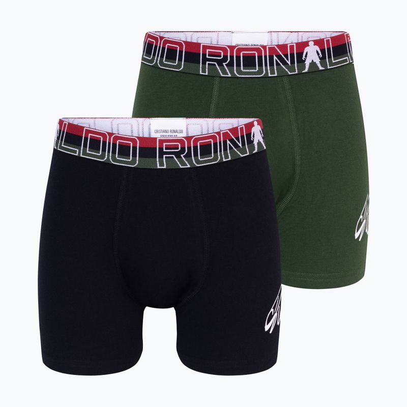 Gyermek boxer nadrág CR7 Trunk 2 multicolour pairs