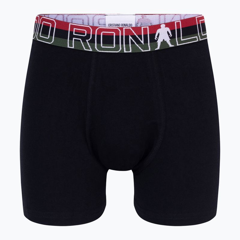 Gyermek boxer nadrág CR7 Trunk 3 pairs black 2