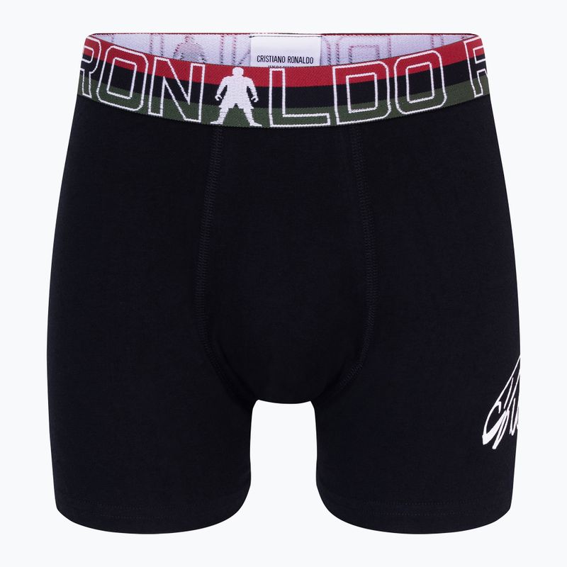 Gyermek boxer nadrág CR7 Trunk 3 pairs black 4