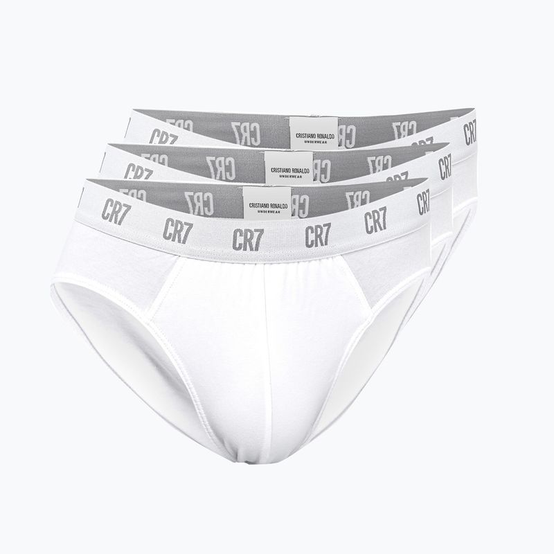 Férfi boxeralsó CR7 Basic Short 3 pár fehér