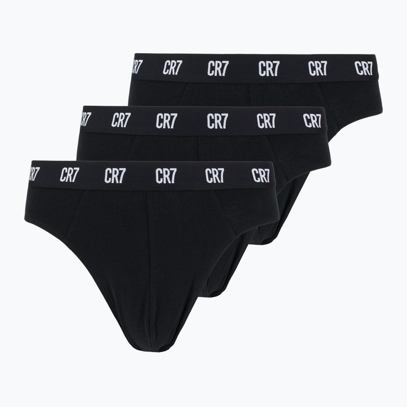 Férfi boxeralsó CR7 Basic Brief 3 pár fekete