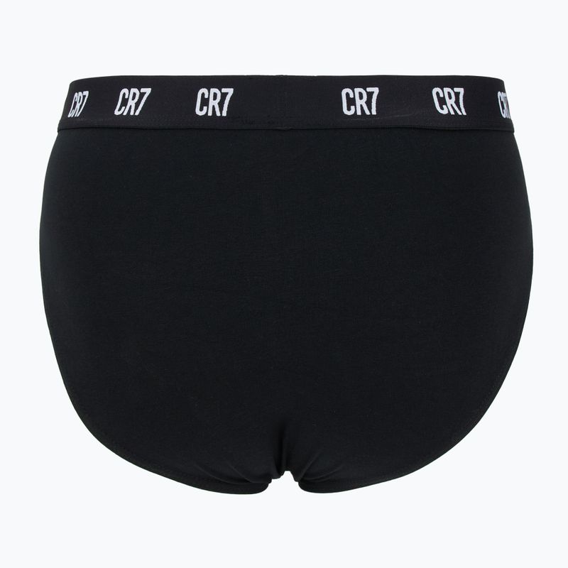 Férfi boxeralsó CR7 Basic Brief 3 pár fekete 3