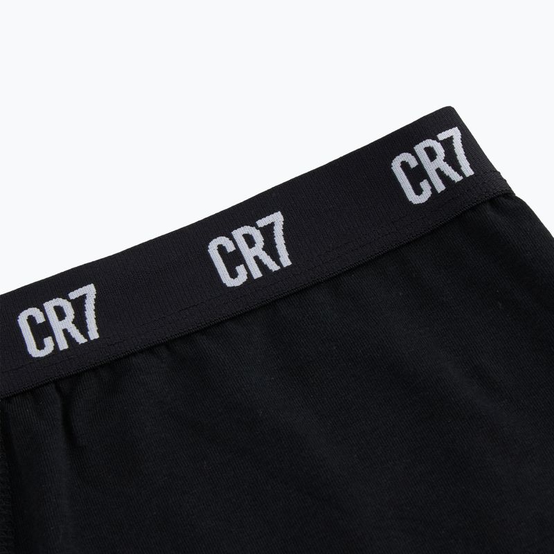 Férfi boxeralsó CR7 Basic Brief 3 pár fekete 4