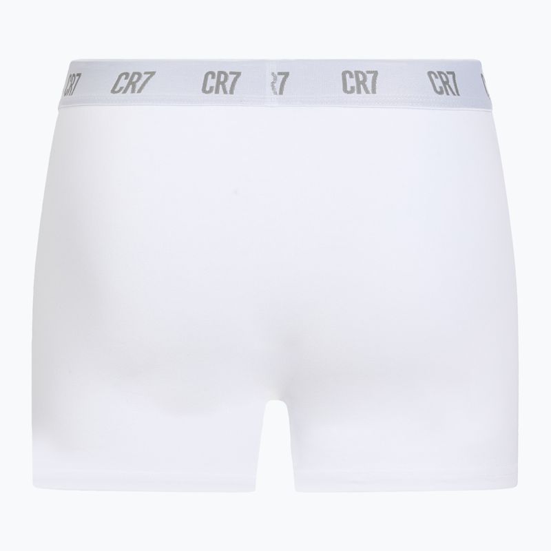 Férfi CR7 Basic Trunk boxeralsó 3 pár fehér 3
