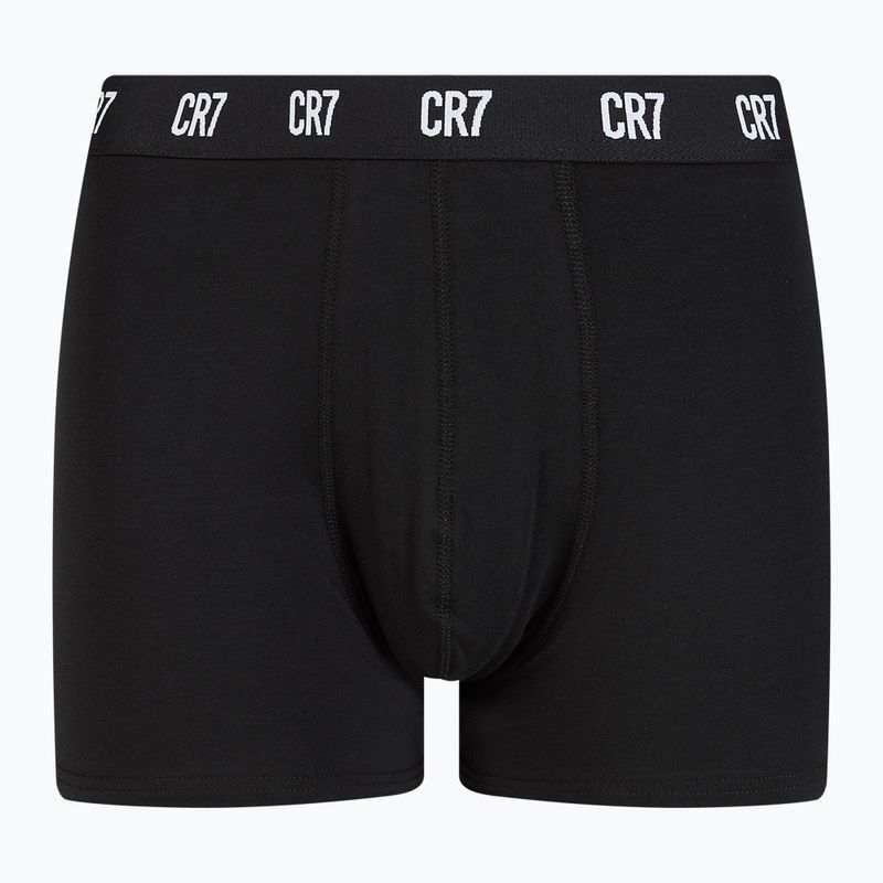 Férfi boxeralsó CR7 Basic Trunk 3 darab black 2