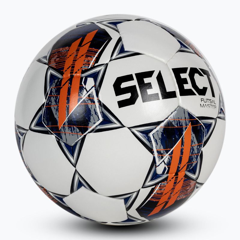 Select Futsal Master Grain V22 labdarúgó fehér és kék 310015 2