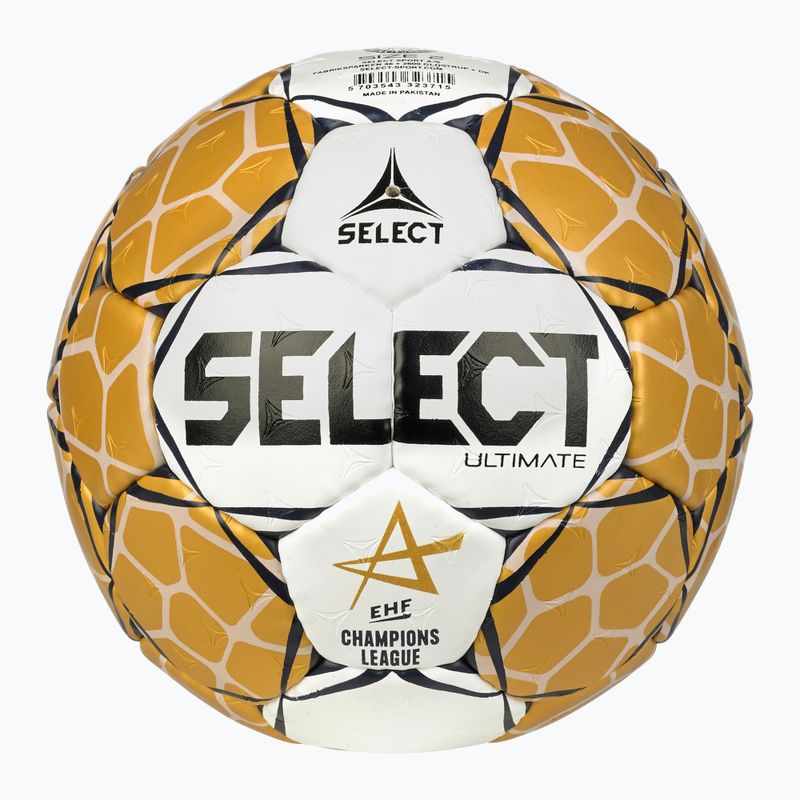 SELECT Ultimate LM v23 EHF hivatalos fehér/arany kézilabda méret 3 2