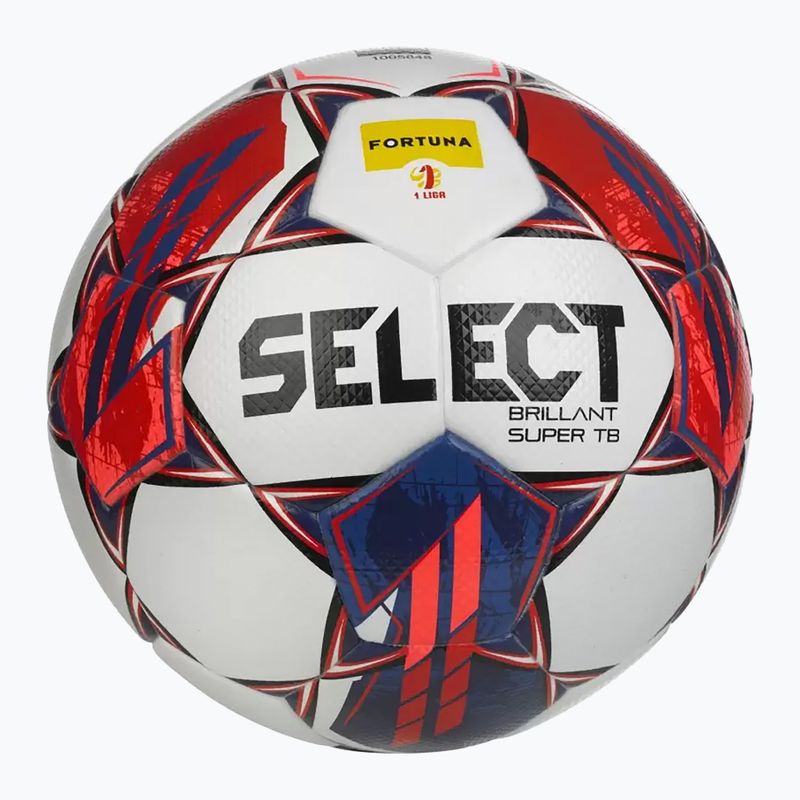 SELECT Brillant Super TB Fortuna 1 Liga futball v23 fehér/piros méret 5