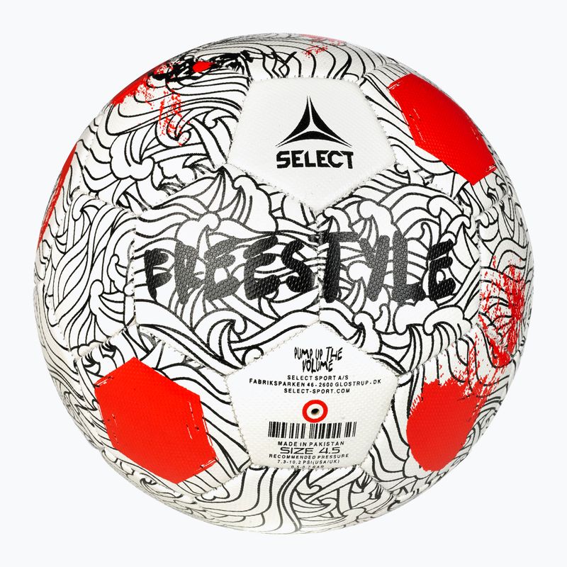 SELECT Freestyle v24 fehér/piros labdarúgó méret 4.5 2