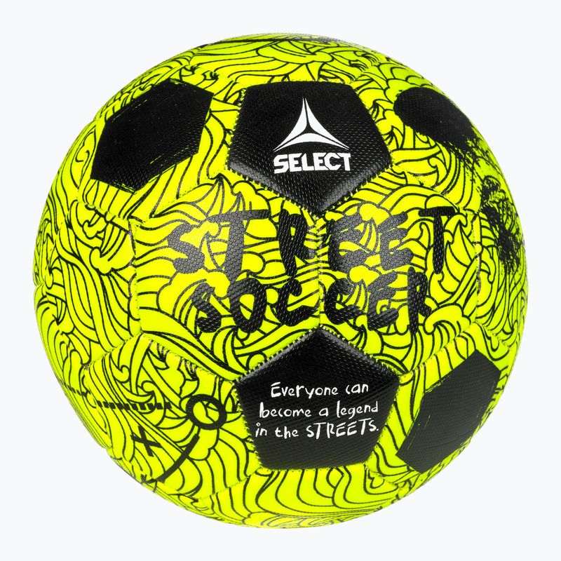 SELECT Street Soccer labda v24 sárga/fekete méret 4.5