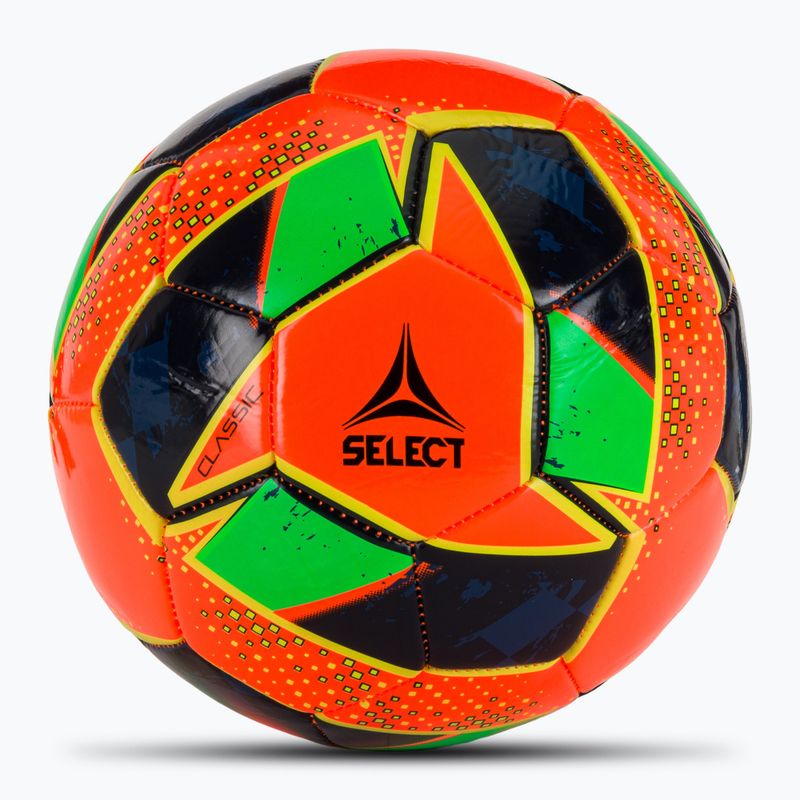 SELECT Classic v24 narancssárga/zöld labdarúgó 4-es méret