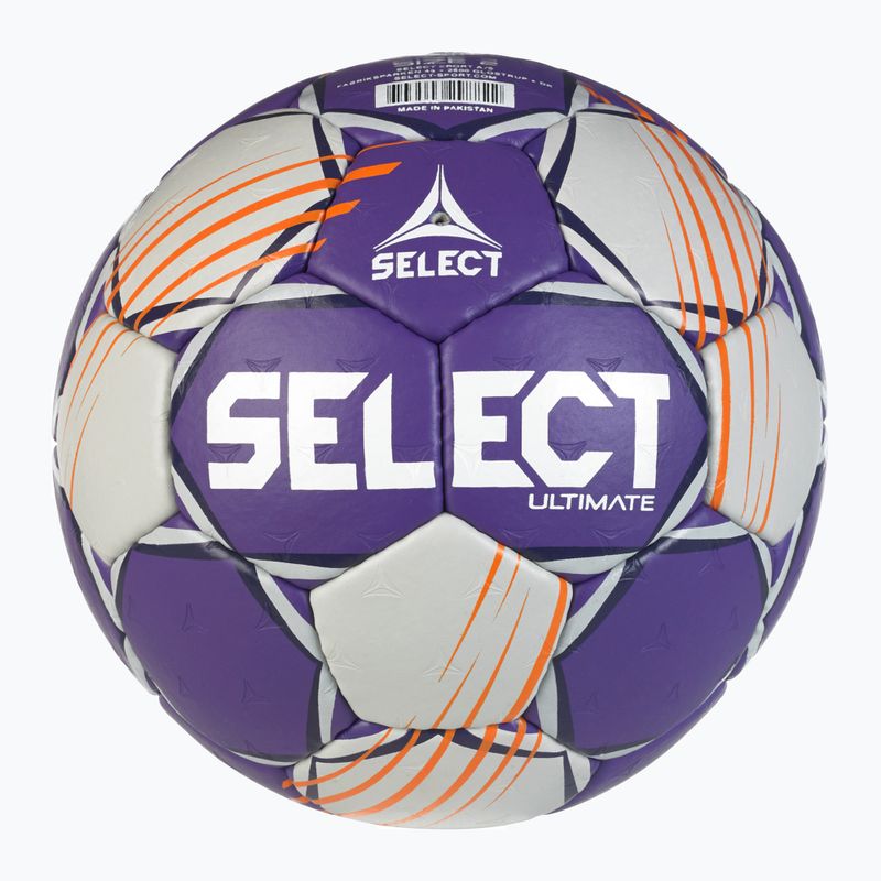Kézilabda SELECT Ultimate v24 Official EHF grey/purple Méret: 2 2