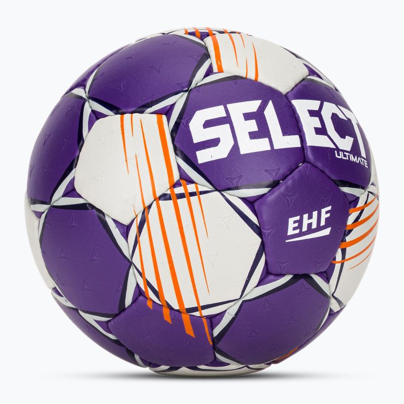 Kézilabda SELECT Ultimate v24 Official EHF grey/purple Méret: 3 2