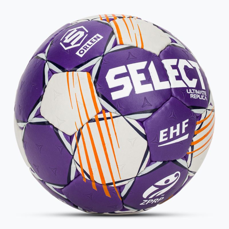 Kézilabda SELECT Ultimate Replica Orlen Superliga v24 EHF grey/purple Méret: 0 2