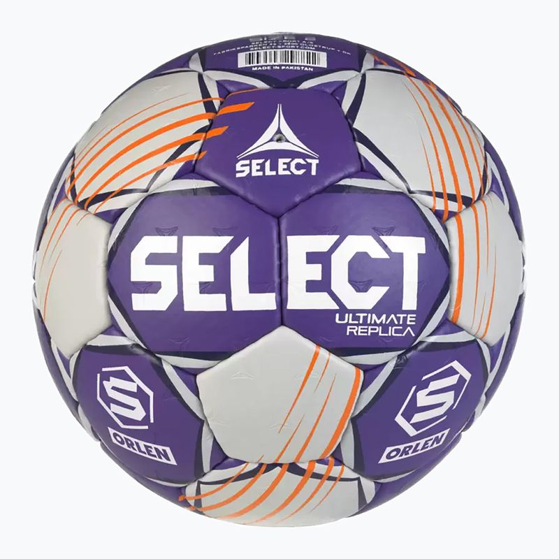Kézilabda SELECT Ultimate Replica Orlen Superliga v24 EHF grey/purple Méret: 1 2