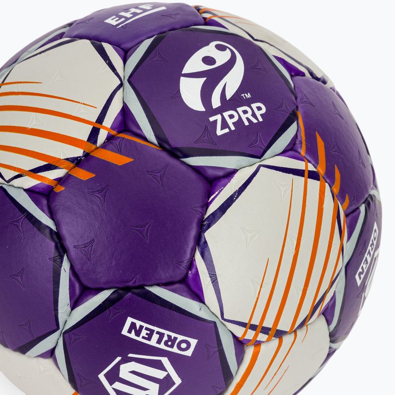 Kézilabda SELECT Ultimate Replica Orlen Superliga v24 EHF grey/purple Méret: 3 3