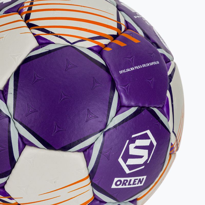 Kézilabda SELECT Ultimate Replica Orlen Superliga v24 EHF grey/purple Méret: 3 4