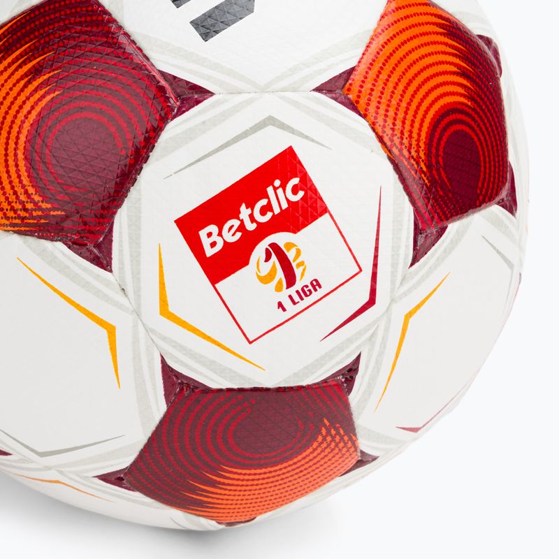 Focilabda SELECT Brillant Training Betclic v25 white/red 5-ös méret 3