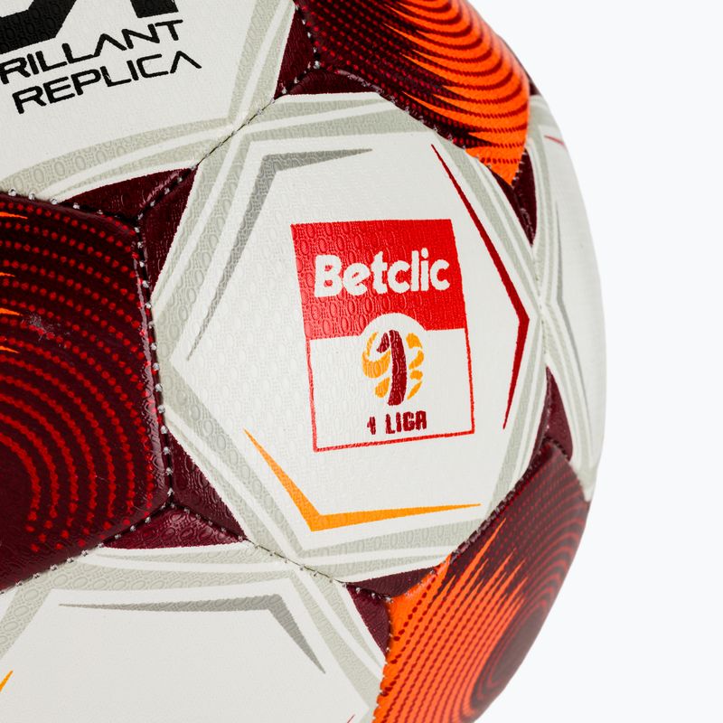 Focilabda SELECT Brillant Replica Betclic v25 white/red méret 4 2