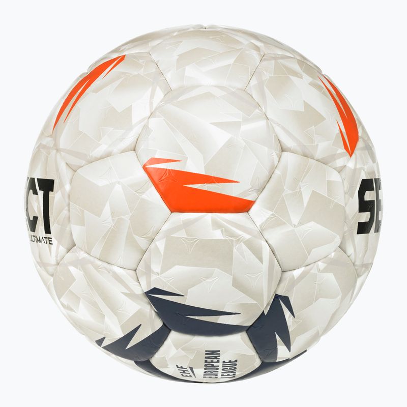 Kézilabda SELECT Ultimate EHF European League V26 Replica rozmiar 3 white/black/orange 3