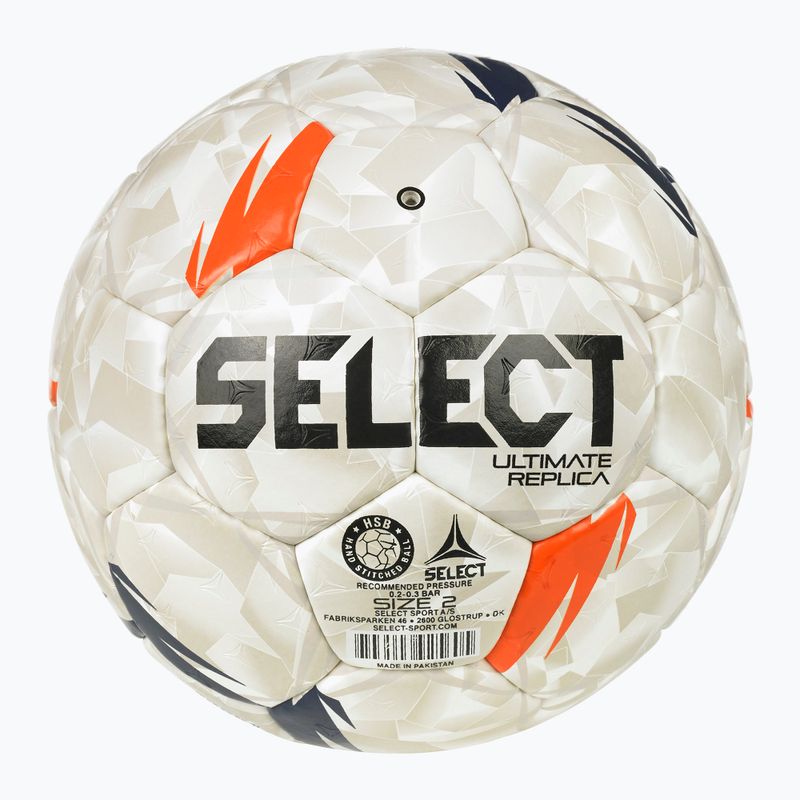 Kézilabda SELECT Ultimate EHF European League V26 rozmiar 2 white/black/orange 2